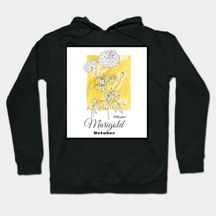 October birth flower - marigold Hoodie